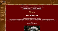 Desktop Screenshot of lhasa-tilashu.de